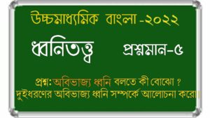 Read more about the article অবিভাজ্য ধ্বনি/ ধ্বনিতত্ত্ব