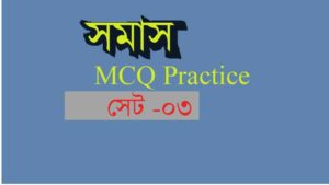 Read more about the article সমাস-৩ || ব্যাকরণ MCQ প্র্যাকটিস সেট ০৩