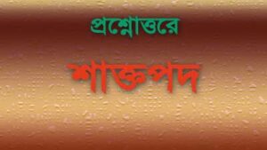 Read more about the article প্রশ্নোত্তরে শাক্ত পদ | ২০ নম্বরের পরীক্ষা দাও। উত্তরপত্র মিলিয়ে শিখে নাও।