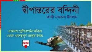 Read more about the article ‘দ্বীপান্তরের বন্দিনী’/ কাজী নজরুল ইসলাম – কবিতার প্রশ্নোত্তর PDF